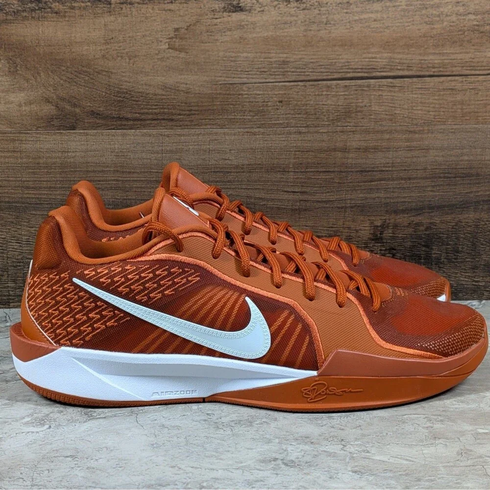 Nike Sabrina 2 TB Promo Women's 13.5/Men's 12 Texas Longhorn PE Shoes HM5038-800